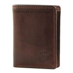 Chiemsee porte - monnaie marron en cuir pour homme - leather wallet 223182