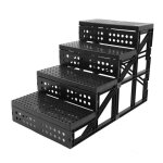 Pour chien glissant hauteur r�glable pliable marche descalier pour animaux de compagnie lit haut canap� ...