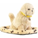 Chien en peluche avec dtecteur de mouvement et de contact