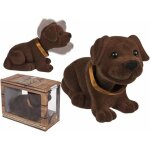 Objet dcoratif - chien de plage - plastique floqu - 18 x 12 x 9 cm - mixte