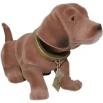 Chien à tête qui bouge pour plage arrière petit modèle - 17 cm Chien à tête qui bouge pour plage arrière petit modèle - 17 cm