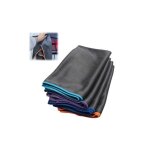 Chiffon en fibre de - 4 serviette nettoyage sans trace 40 * 50cm pour verre vitre lunettes m�nage chiffon ...