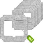 Chiffons de nettoyage pour robot lave - vitres - zvvn - lot de 8 - compatibles winbot mini - microfibre ...