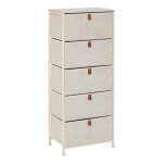 Chiffonnier 5 tiroirs tissa beige 5five