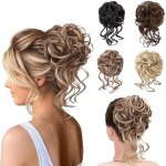 Chignon postiche - messy wavy - 4 pièces - cheveux bouclés - naturel - confortable Chignon postiche - messy wavy - 4 pièces - cheveux bouclés - naturel - confortable