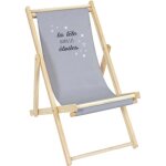 Chilienne enfant en bois 3 positions r�glables la t�te dans les �toiles - gris