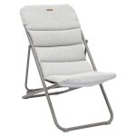 Chilienne de jardin empilable pliable nillia caf� - hesp�ride