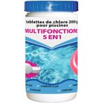 Chlore multifonctions - bsi - 5 en 1 - action longue durée - dissolution lente - idéal pour piscine et ... Chlore multifonctions - bsi - 5 en 1 - action longue durée - dissolution lente - idéal pour piscine et ...