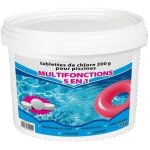 Chlore multifonctions - bsi - 5 en 1 - action longue dur�e - dissolution lente - id�al pour piscine et ...