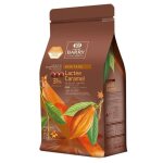 Chocolat de couverture au lait lact�e caramel 31 % 1 kg