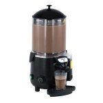 Chocolatire professionnelle 10l casselin noire avec thermostat et robinet anti - goutte