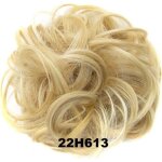 Chouchou scrunchy ondul� - schmidt - extensions cheveux - chignon volumineux - queue de cheval - blond ...
