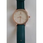 Montre - christian lacroix - cxl w269 - vert - dor� rose - ronde