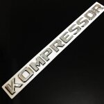 Chrome kompressor lettres tronc fender badge emblem emblems decal sticker pour mercedes benz