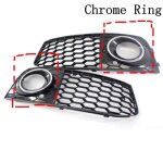 Chromé noir - grille antibrouillard en accent dabeille pour audi a4 b8 grille de pare - chocs avant de ... Chromé noir - grille antibrouillard en accent dabeille pour audi a4 b8 grille de pare - chocs avant de ...