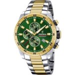 Montre - festina - f20562 / 3 - bicolore - cadran vert - etanche 10atm Montre - festina - f20562 / 3 - bicolore - cadran vert - etanche 10atm