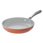 Ciarra beyond pole 26cm wok casserole induction tous feux revtement antiadhsif orange