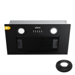 Ciarra groupe filtrant hotte aspirante encastrable 52cm 300m3 / h recyclage ou evacuation led eclairage ...