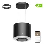 Ciarra hotte ilot 41cm app contrôle a + 550m3 / h booster hotte recyclage touche tactile noir cd4838b ... Ciarra hotte ilot 41cm app contrôle a + 550m3 / h booster hotte recyclage touche tactile noir cd4838b ...