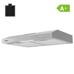 Ciarra hotte visire 60cm classe a + 3 vitesses 220m / h recyclage & evacuation hotte aspirante encastrable ...