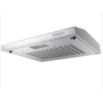 Ciarra hotte visière 60cm 220m³ / h classe a + 3 vitesses evacuation&recyclage hotte casquette inox Ciarra hotte visière 60cm 220m³ / h classe a + 3 vitesses evacuation&recyclage hotte casquette inox