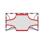Cible auto - lestée sporti - handball - rouge Cible auto - lestée sporti - handball - rouge