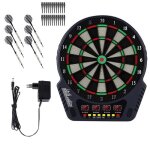 Cible jeux de fléchettes electronique - eloklem - 4 Écrans led + 27 mode de jeux + 243 variantes + 6 ... Cible jeux de fléchettes electronique - eloklem - 4 Écrans led + 27 mode de jeux + 243 variantes + 6 ...