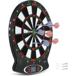 Cible de flchettes lectronique pour enfants et adultes avec 6 flchettes  pointe souple kit extrieur ...