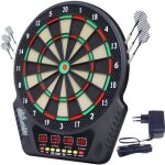 Cible flechette electronique jeu flechette18 pouces avec 6 fl�chettes et prise dalimentation 27 jeux ...