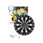 Cible de fl�chettes s�curis�e pour enfant - engelhart - diam�tre 40 cm - 6 fl�chettes pointes en nylon ...
