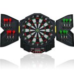 Cible jeu de fl�chettes electronique avec 12 fl�chettes et led - 27 jeux et 216 variantes - pour 1 � ...