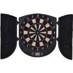 Cible jeu de flchettes lectronique homcom - 26 jeux - 8 joueurs - affichage lcd - haut - parleur - ...