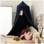 Ciel de lit - marine - baldaquin enfant - hauteur 2. 5m - moustiquaire dme - dcoration chambre