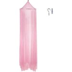 Ciel de lit avec moustiquaire ciel de lit pour dcoration de chambre de fille (rose)