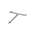 �querre murale sous pente inclin�e 390x315 mm support �tag�re articul�e 100 kg acier blanc