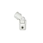 Genouill�re cardan pour volet roulant d. 12 mm tringle 12 mm acier blanc