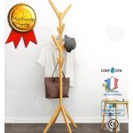Porte - manteau - confozen - arbre en bois - 178 cm - 8 patères - contemporain - noir Porte - manteau - confozen - arbre en bois - 178 cm - 8 patères - contemporain - noir