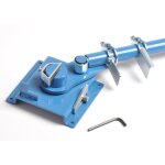Cintreuse manuelle de fer / barre à béton gib - 2b - pliage jusquà 12mm de diamètre - bleu Cintreuse manuelle de fer / barre à béton gib - 2b - pliage jusquà 12mm de diamètre - bleu