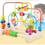 Circuit � boule enfant boulier montessori en bois jeux de labyrinthe insecte perles jouet creatif cadeau ...