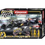 Circuit de course max competition longueur 63 m echelle des voitures 1 / 43 carrera go d�s 6 ans