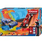 Circuit �lectrique hot wheels 49m - carrera go!!! - 2 voitures - looping et tremplin