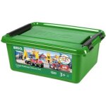 Circuit de train en bois brio - grues et chargements - coffret complet 54 pices - ravensburger - ds ...