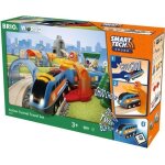 Circuit de train en bois brio world circuit voyageur smart tech sound - coffret 37 pi�ces