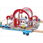 Circuit de train en bois - hape - grande gare urbaine - pour enfants de 3 à 6 ans - mixte Circuit de train en bois - hape - grande gare urbaine - pour enfants de 3 à 6 ans - mixte