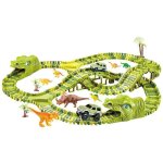Circuit voiture electrique jeu enfant dinosaure jouet jeux dinausores interactif voiture cars cadeau ...