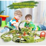 Circuit voiture electrique enfant 3 4 5 6 7 8 ans lectrique circuit de course jouet train track chantier ...