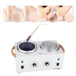 Cire rchauffeur salon spa double pot dpilatoire pilation  la chaleur machine 220 v - aizhiyuan fr ...