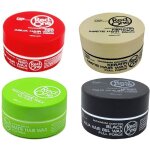 Cire redone cheveux wax lot de(4x150ml) rougenoirvert et keratin matte.