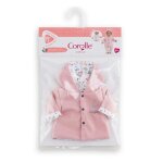 Cir rversible - corolle - week - end  paris - 30 cm - rose - tissu exclusif