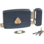 Cisa serrure monopoint en applique horizontale droite ? tirage 40 mm coffre 140�88 mm axe 70 mm